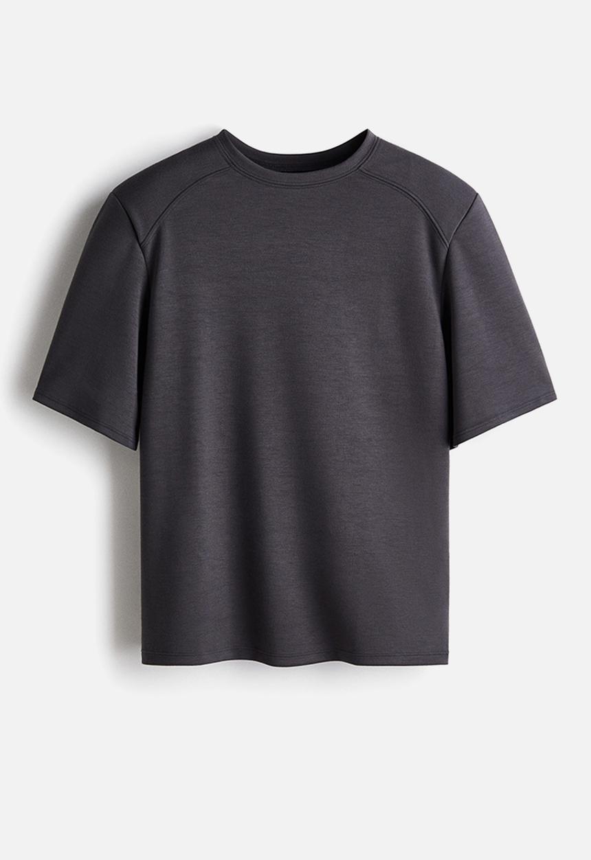 H&M - Modal-blend top - dark grey