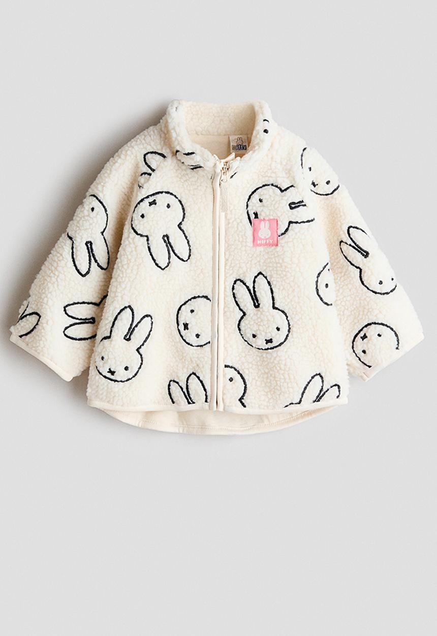 H&M - Teddy jacket - cream/miffy