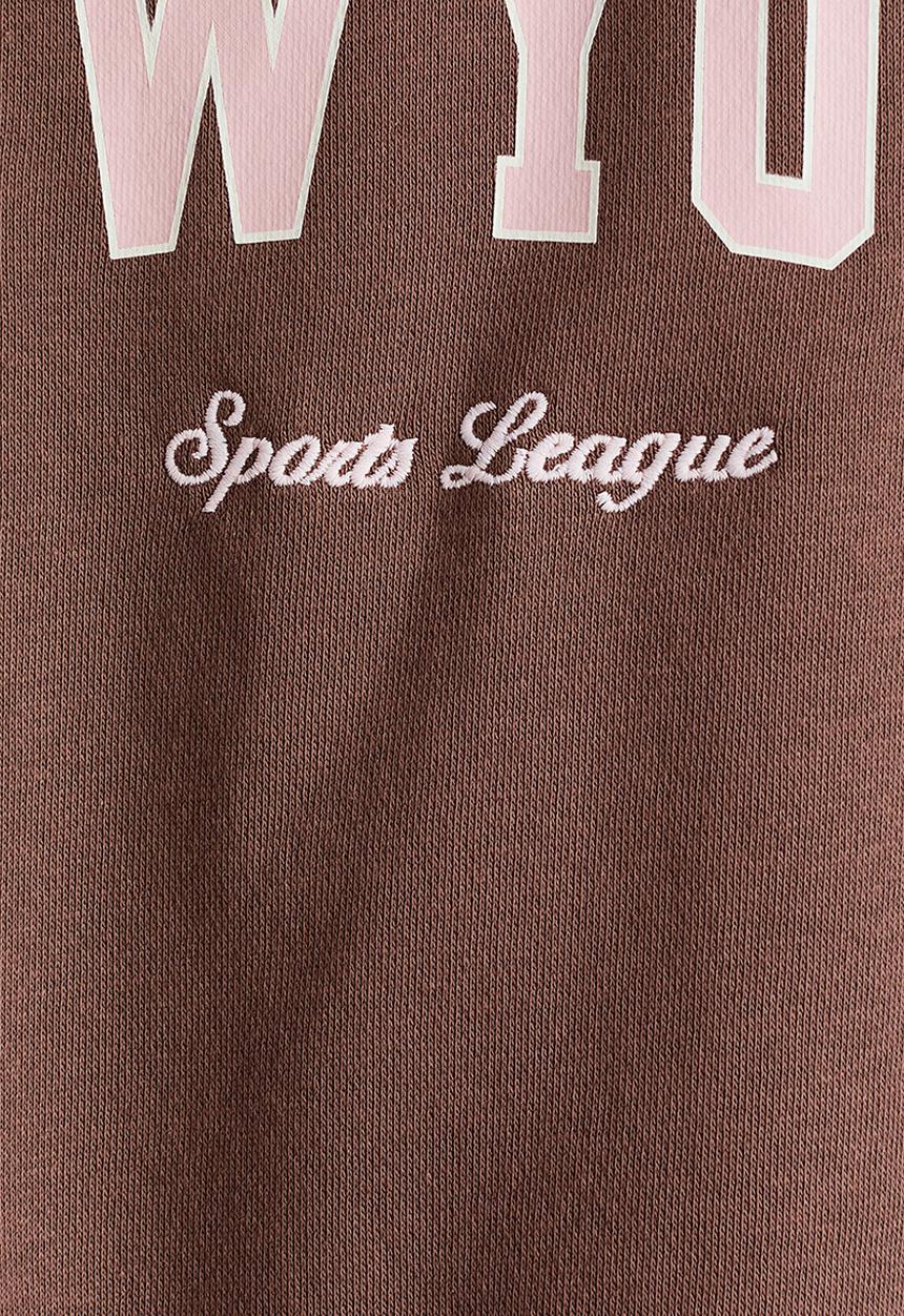 H&M - Printed sweatshirt - brown/new york
