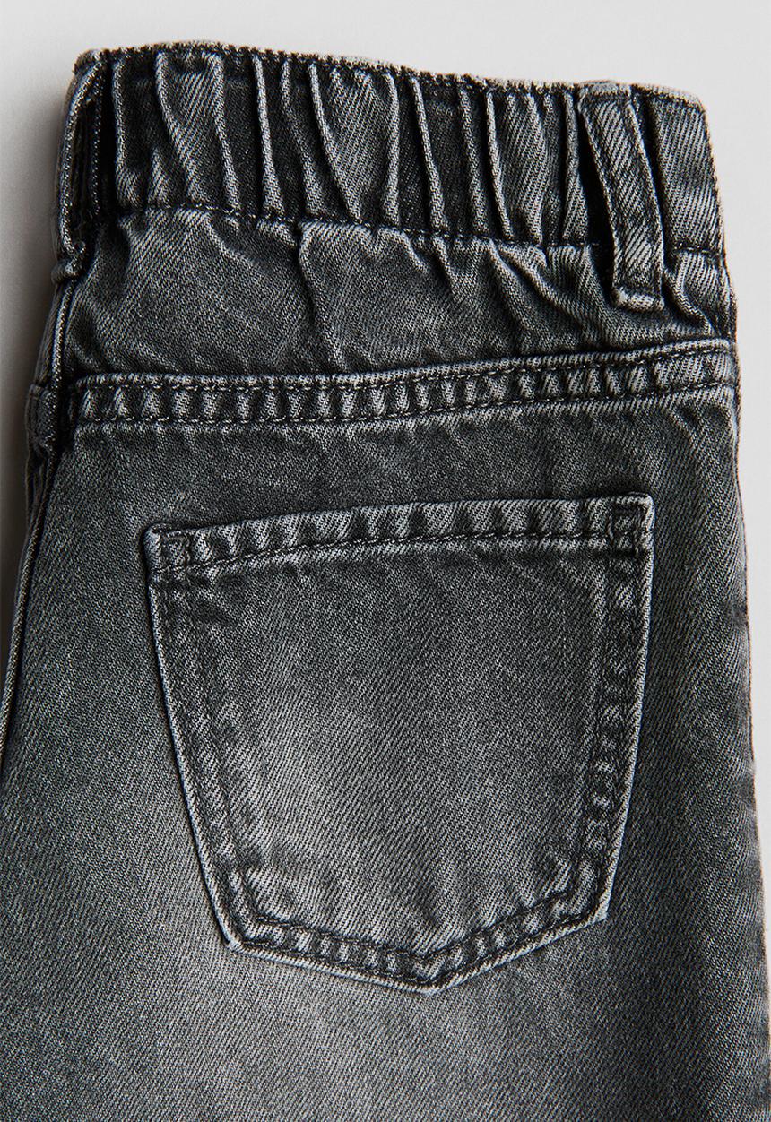H&M - Wide leg jeans - dark denim grey