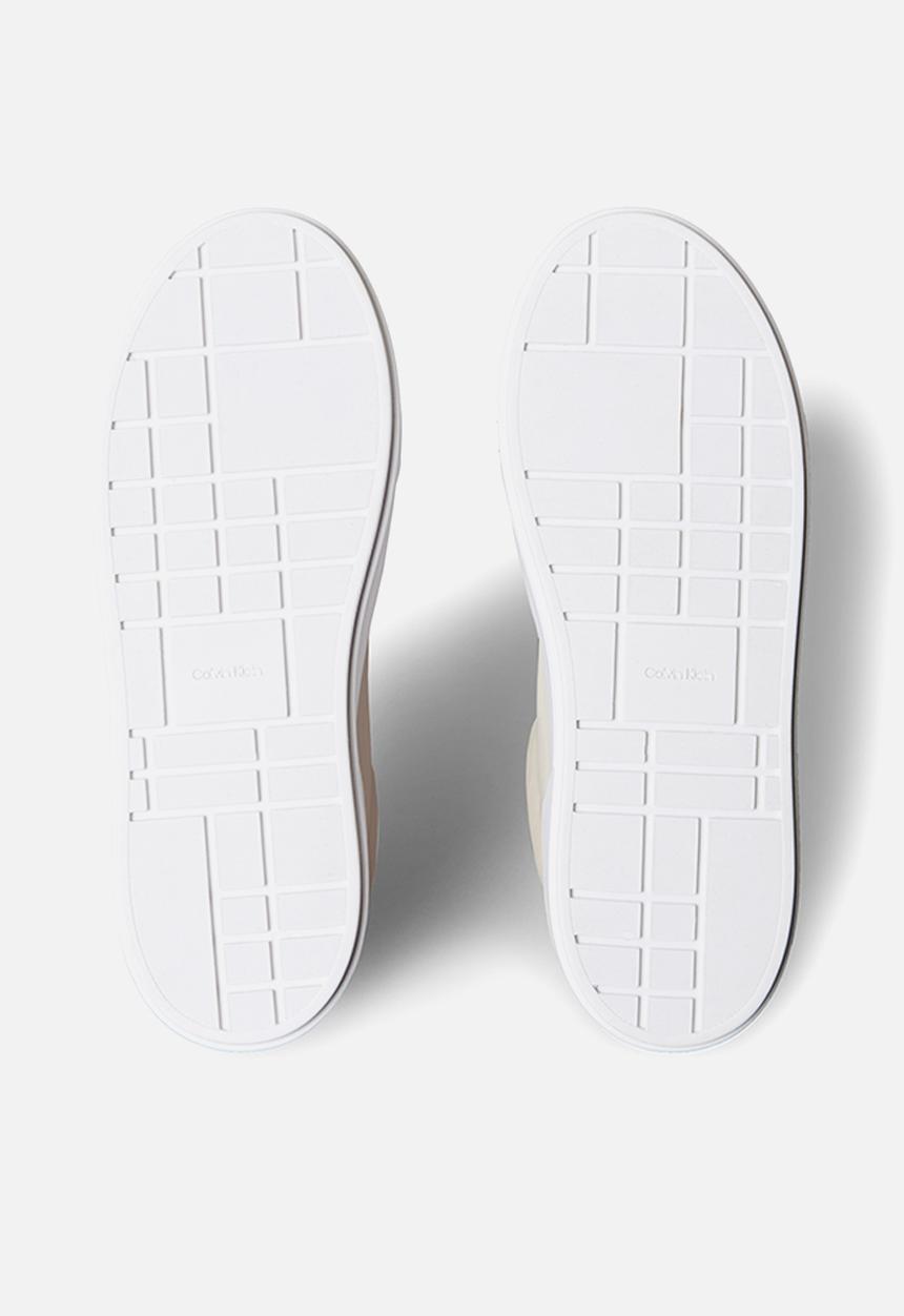 Calvin Klein - Flatform Lace Up - Stony Beige/Bright White