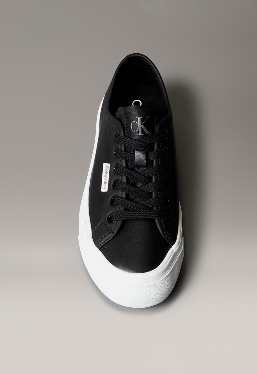 Calvin Klein - Vulcanized Flatform Lace Up - Black