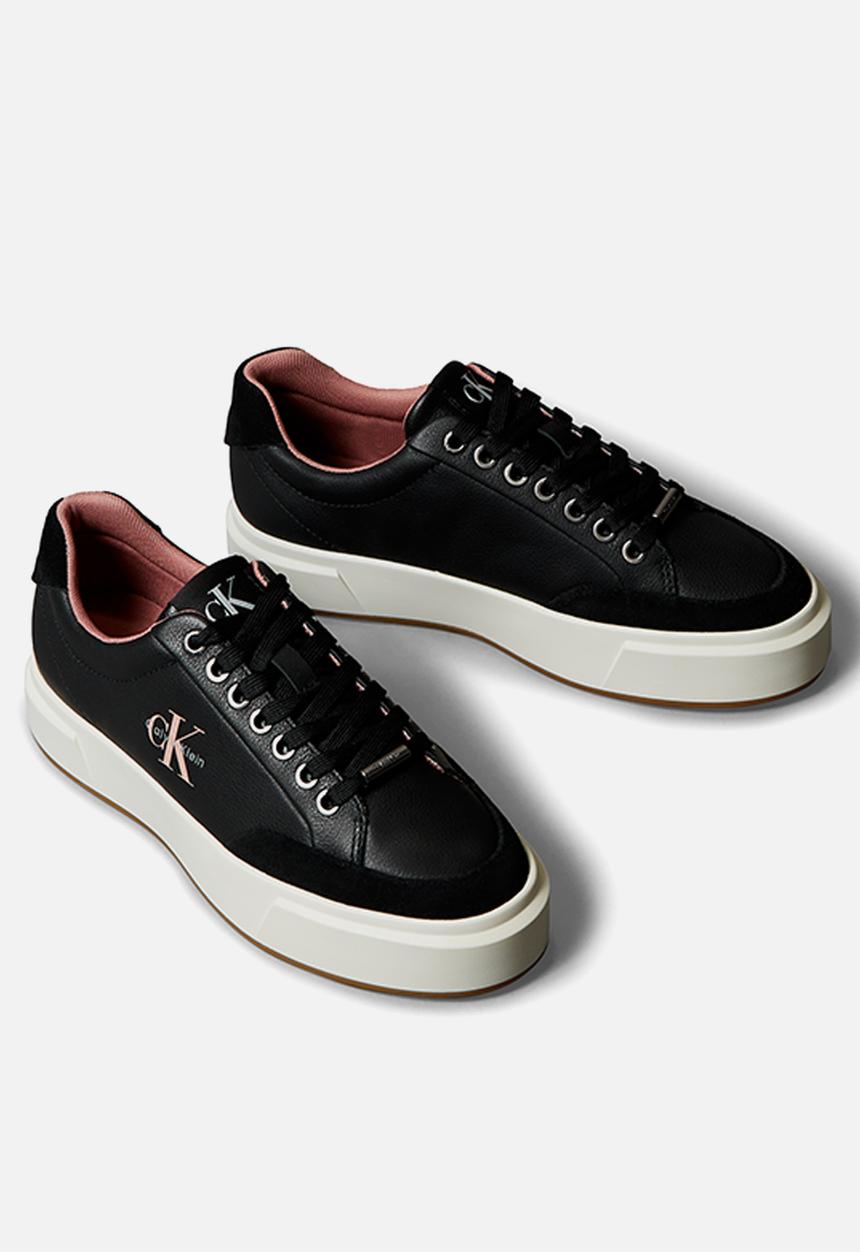 Calvin Klein - Basket Cupsole Laceup - Black/Blush/Vaporous White/Gum