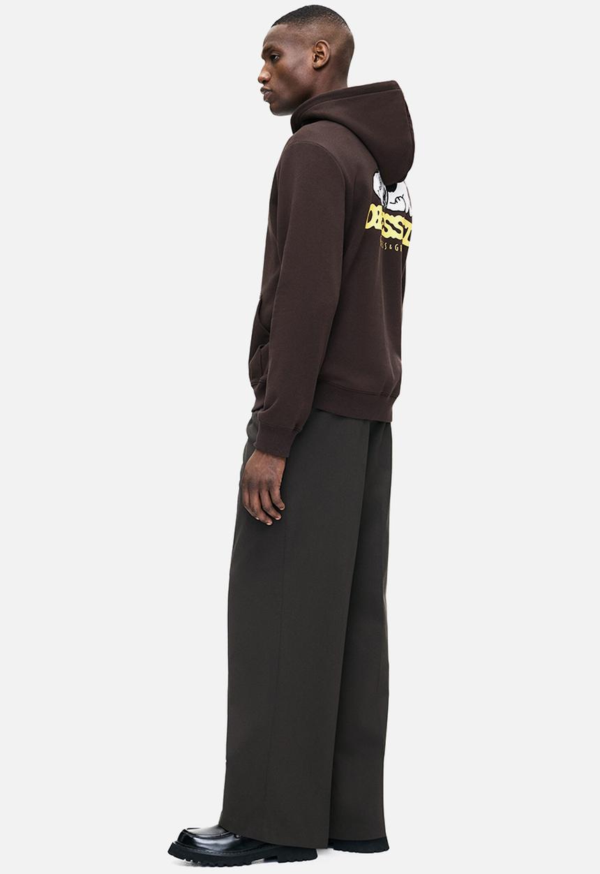 H&M - Regular fit hoodie - brown snoopy