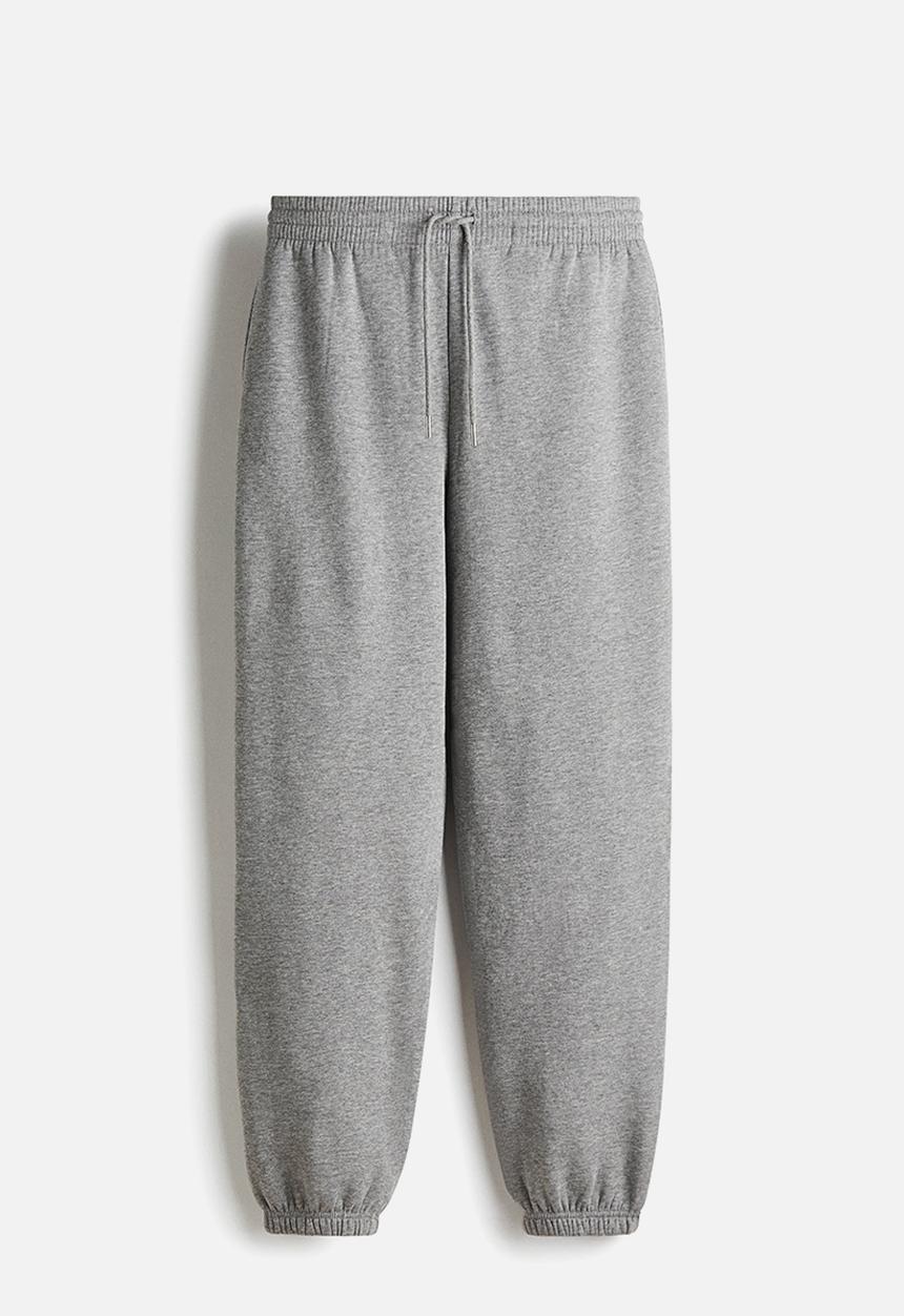H&M - Cotton-blend sweatpants - grey marl
