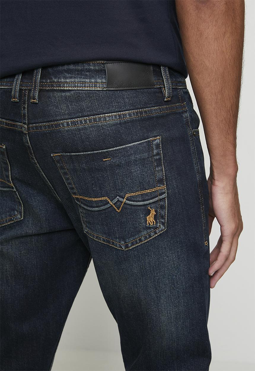 POLO - Ontario Pjc Slim Leg Denim - Dark Wash