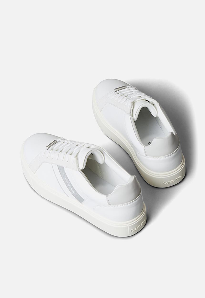 Calvin Klein - Classic Cupsole Laceup - Bright White/Marshmallow/Oyster