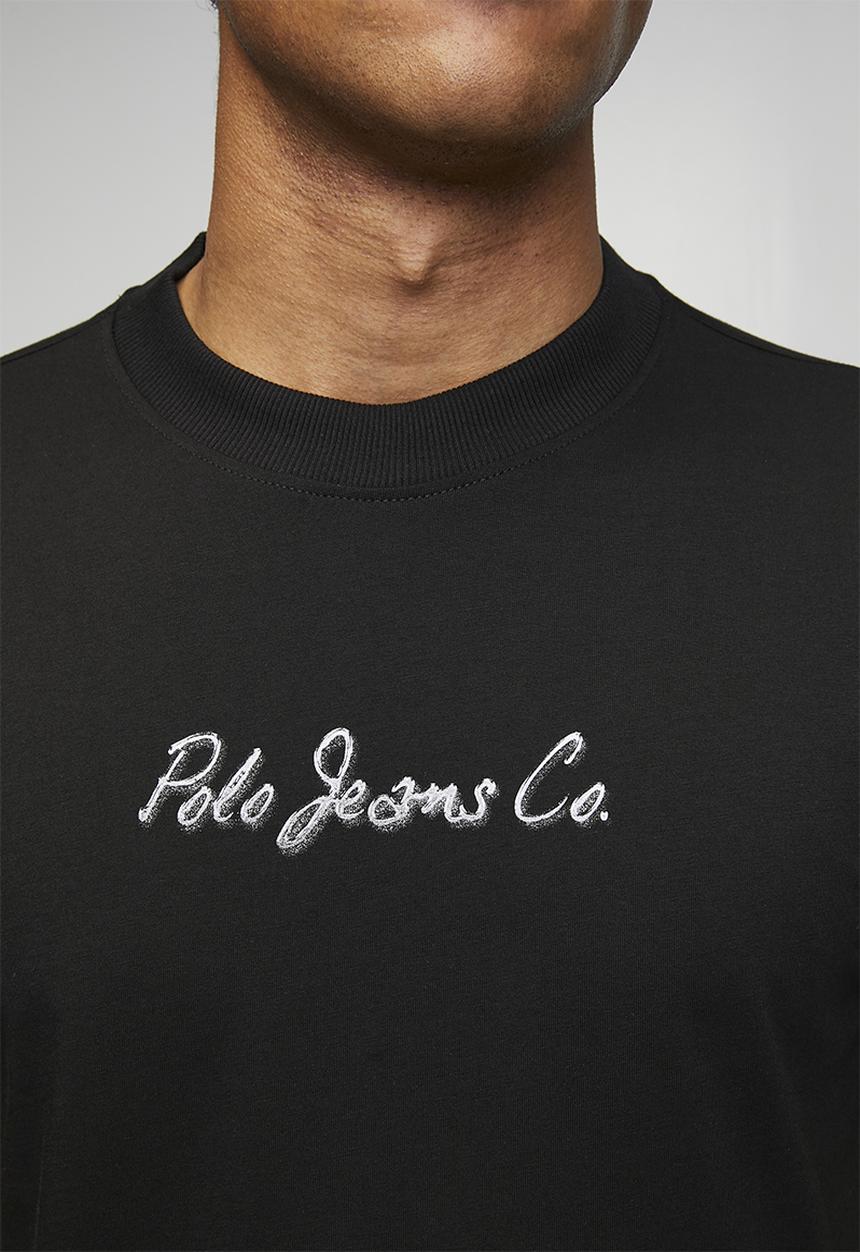 POLO - Pule Pjc Ss Metallic Logo Tee - Black