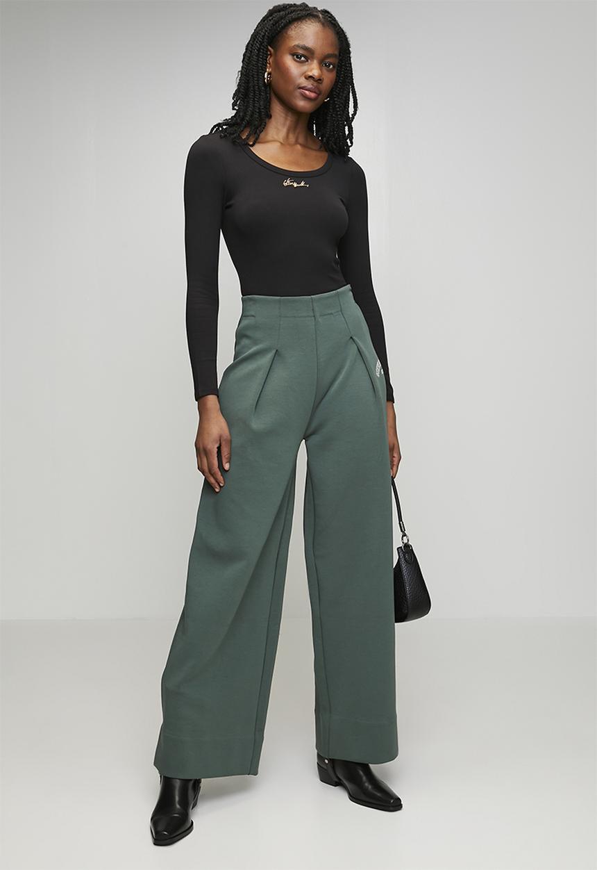 Steve Madden - Ladies billy long sleeve bodysuit - black
