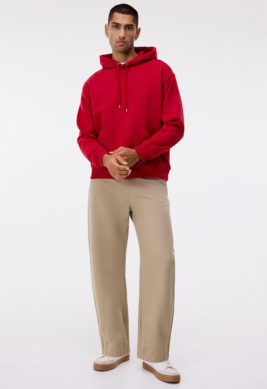 H&M - Loose fit hoodie - red