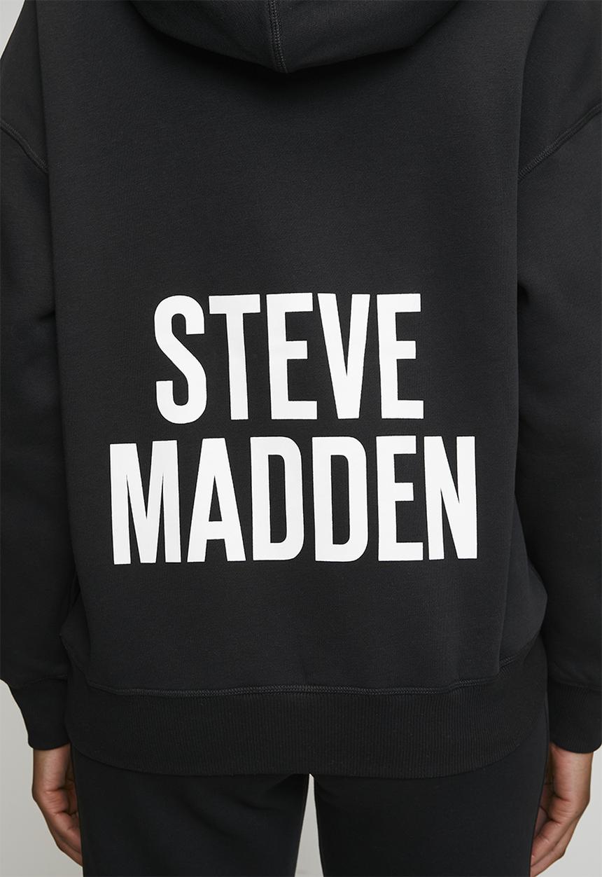 Steve Madden - Ladies amina hooded sweat - black