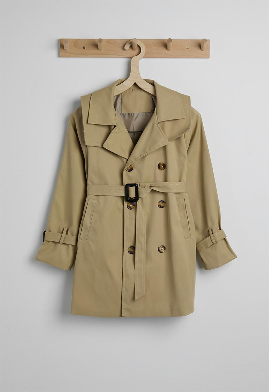 Pop Candy - Trench coat - khaki