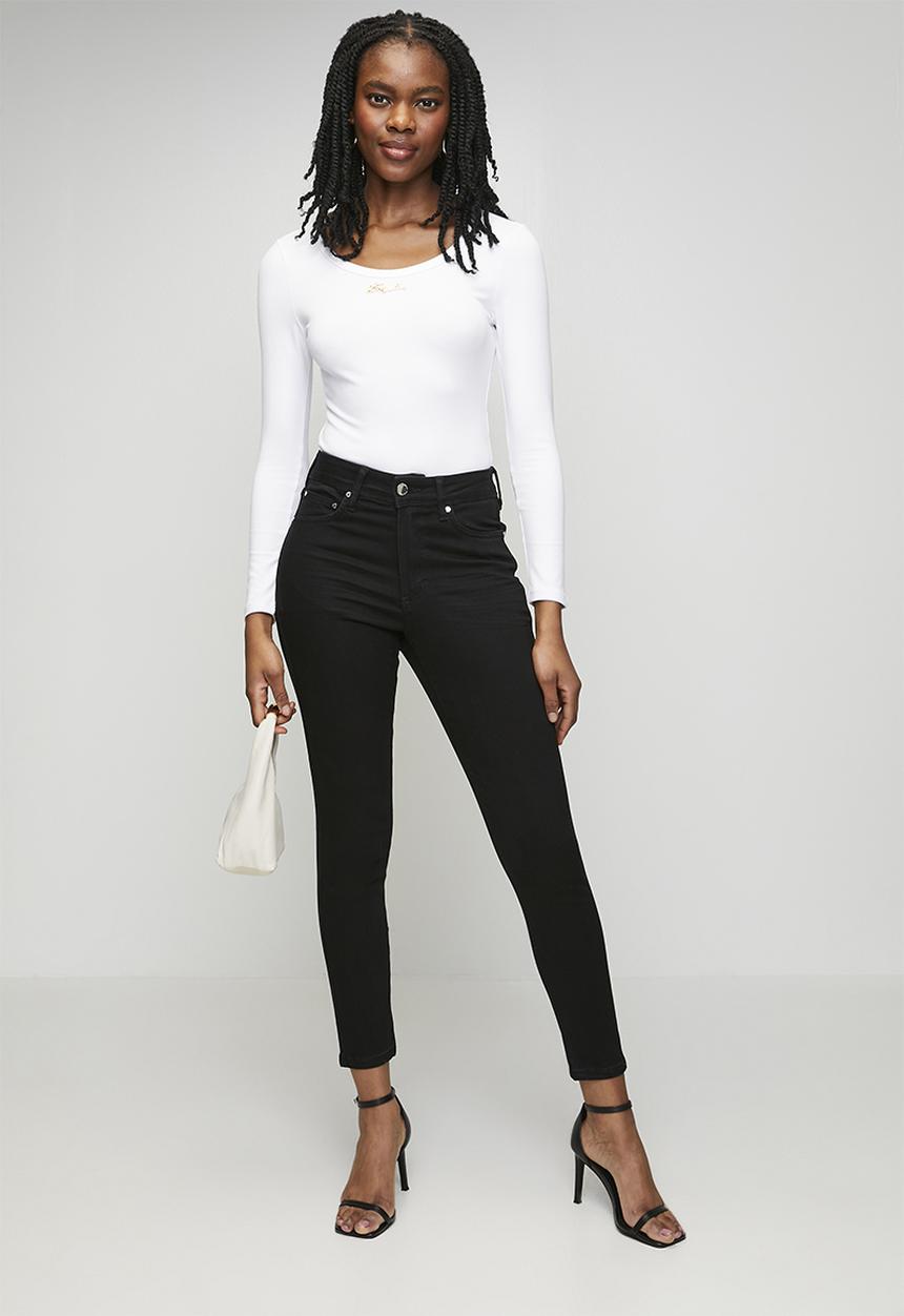 Steve Madden - Ladies eva curvy black skinny - black