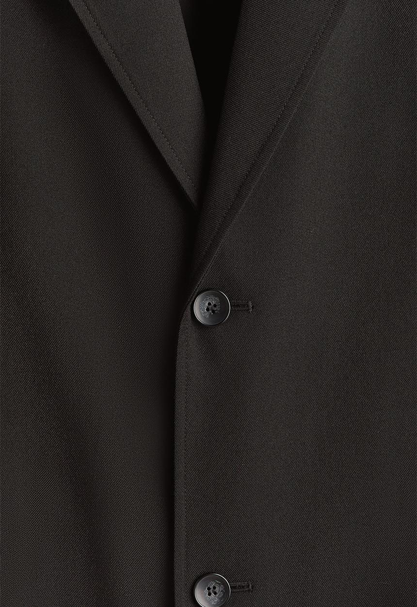 H&M - Single-breasted coat - black