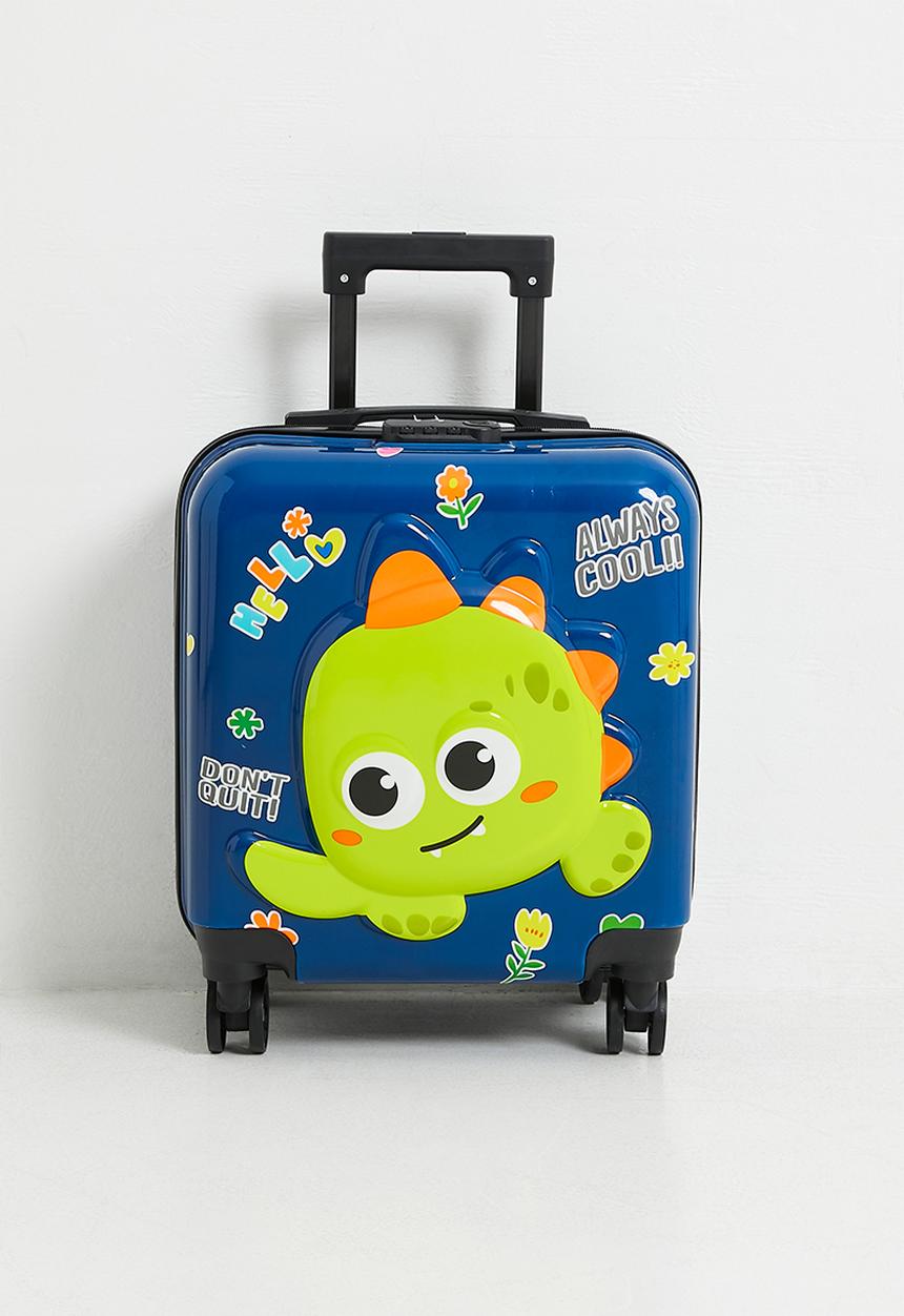 Pop Candy - Baby dino trolley bag - navy/multi
