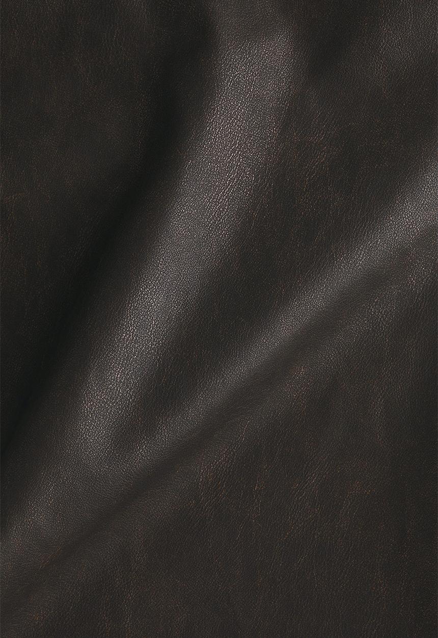 H&M - Relaxed fit coated trousers - brown