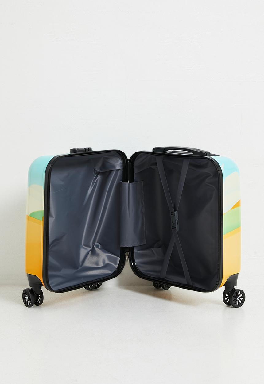 Pop Candy - Skater dino trolley bag - light blue/multi