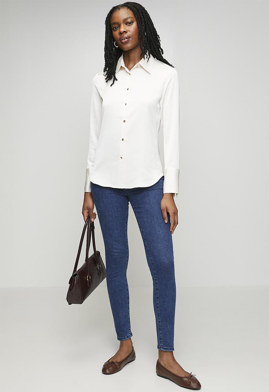 POLO - Wmn Naomi Skinny Jean - Medium Wash
