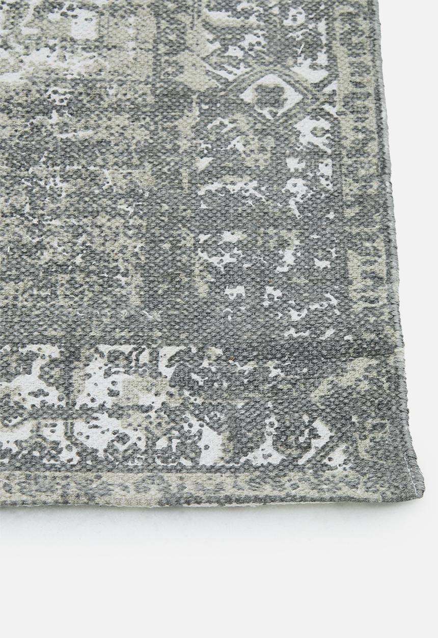 Sixth Floor - Sophia Printed Rug Grey