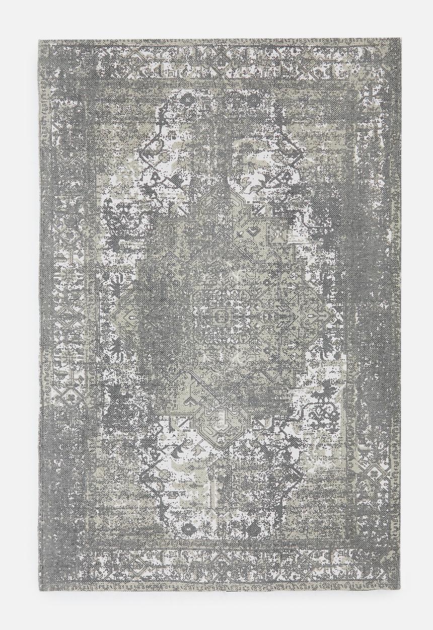 Sixth Floor - Sophia Printed Rug Grey