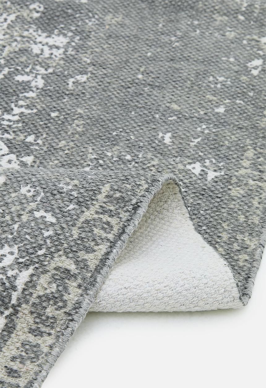 Sixth Floor - Sophia Printed Rug Grey