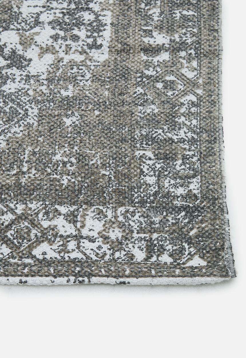 Sixth Floor - Sophia Printed Runner  Grey