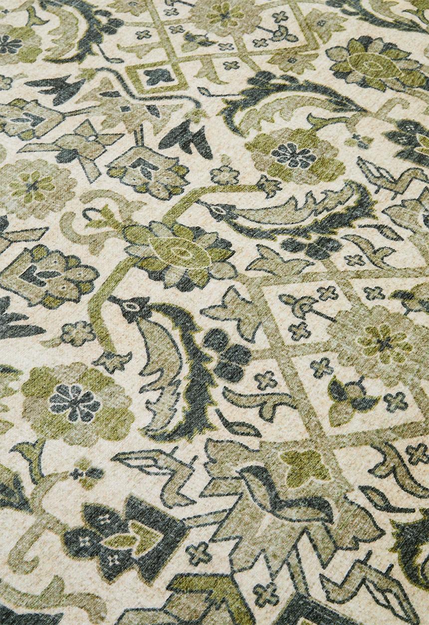 Sixth Floor - Jacquard Chenille Rug Green
