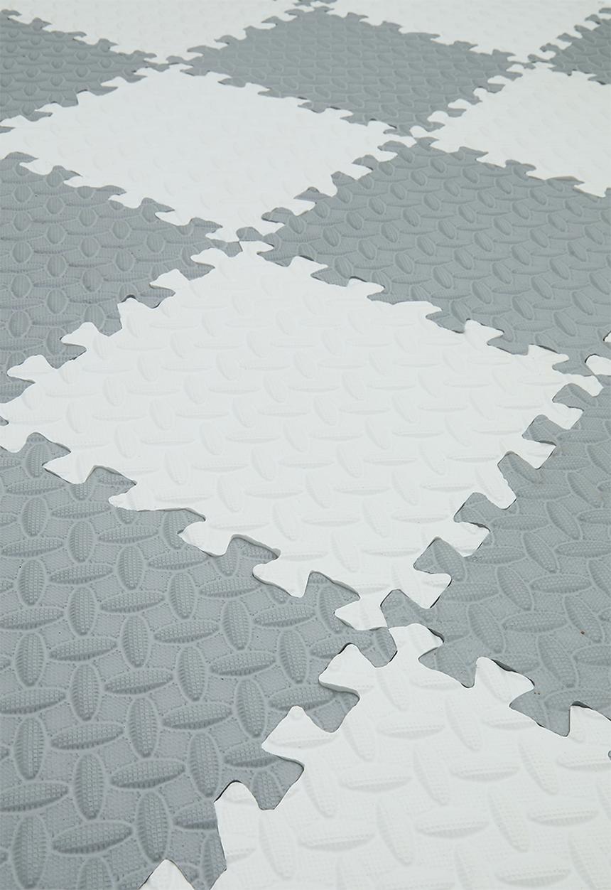 Pop Candy - Checkerboard puzzle mat - grey multi