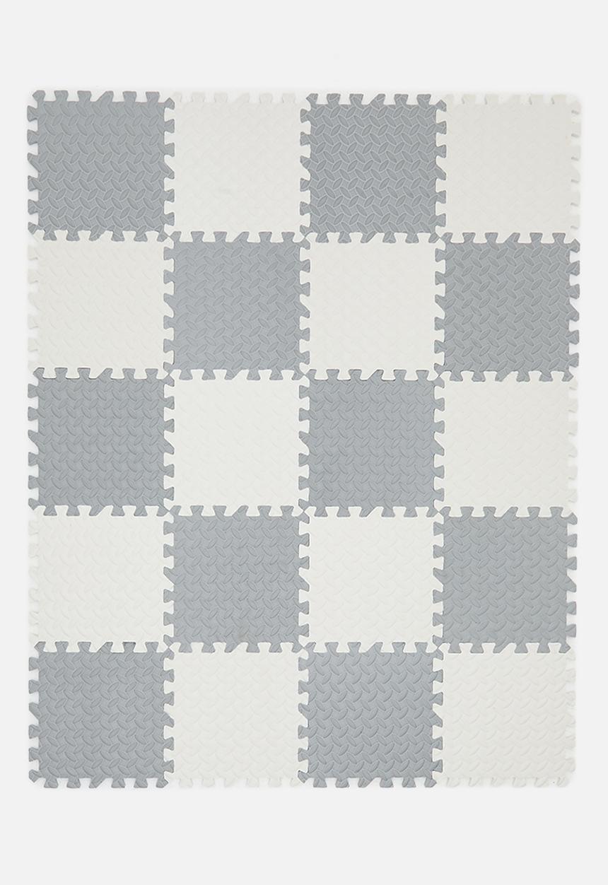 Pop Candy - Checkerboard puzzle mat - grey multi
