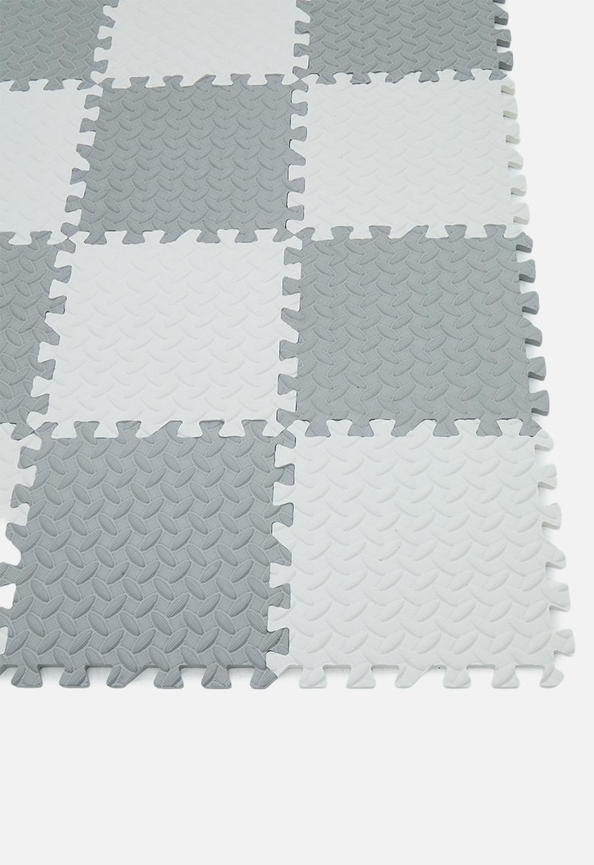 Pop Candy - Checkerboard puzzle mat - grey multi
