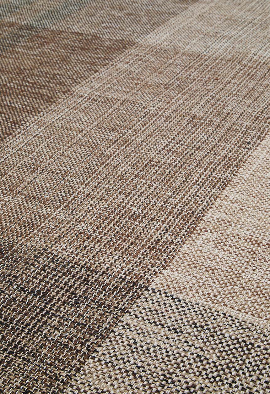 Sixth Floor - Alto Check Cotton Woven Rug Natural