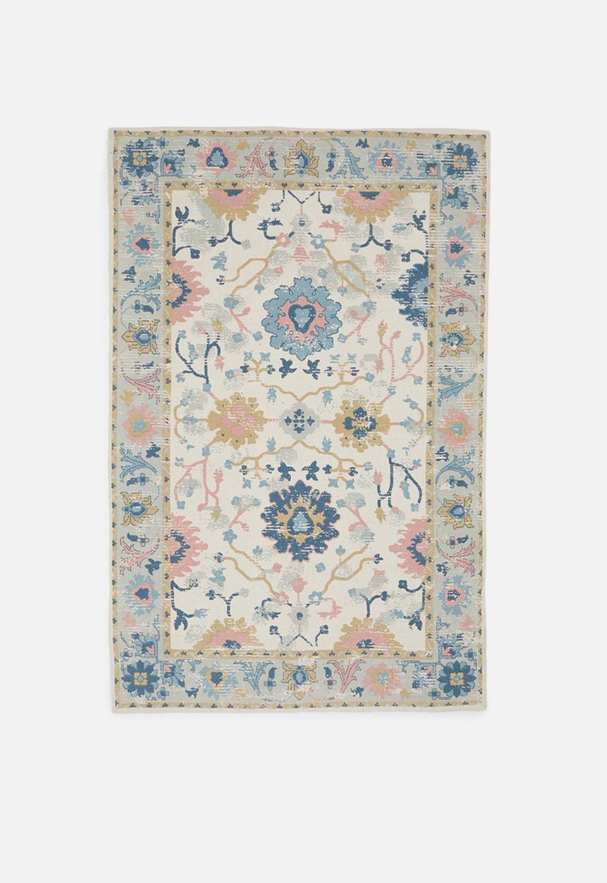 Sixth Floor - Lyric Cotton Printed Rug - Multi