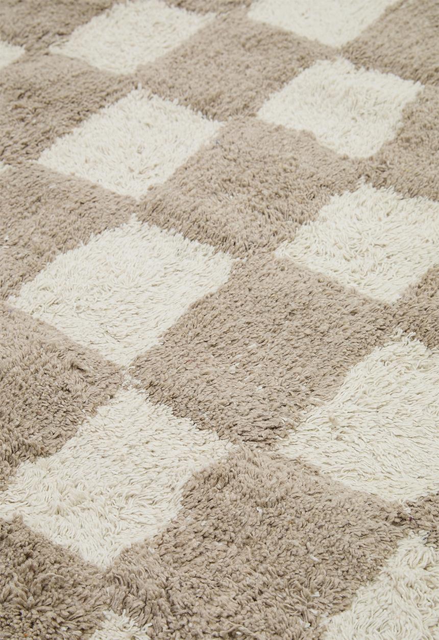 Sixth Floor - Nido Tufted Check Rug Natural