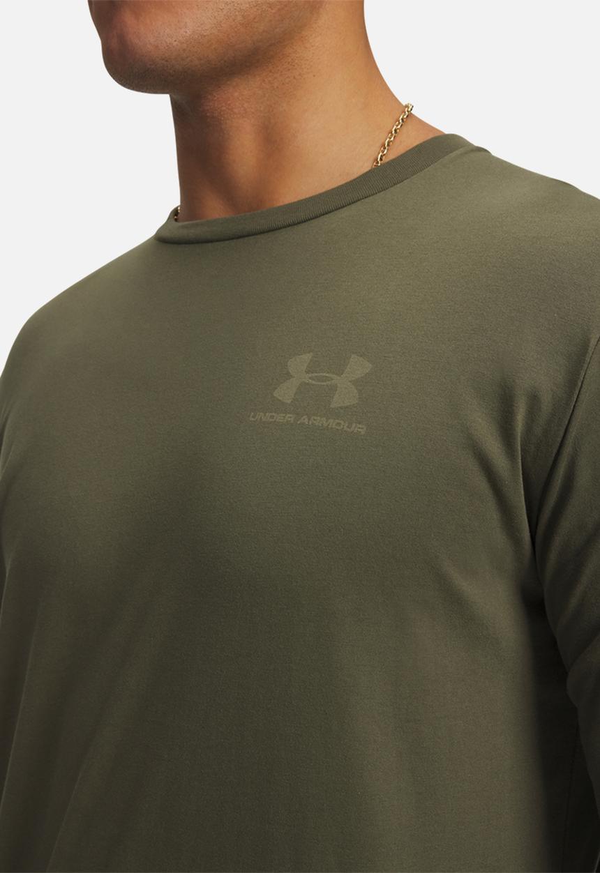 Under Armour - UA SPORTSTYLE LEFT CHEST LS - Marine OD Green /  / Field Khaki