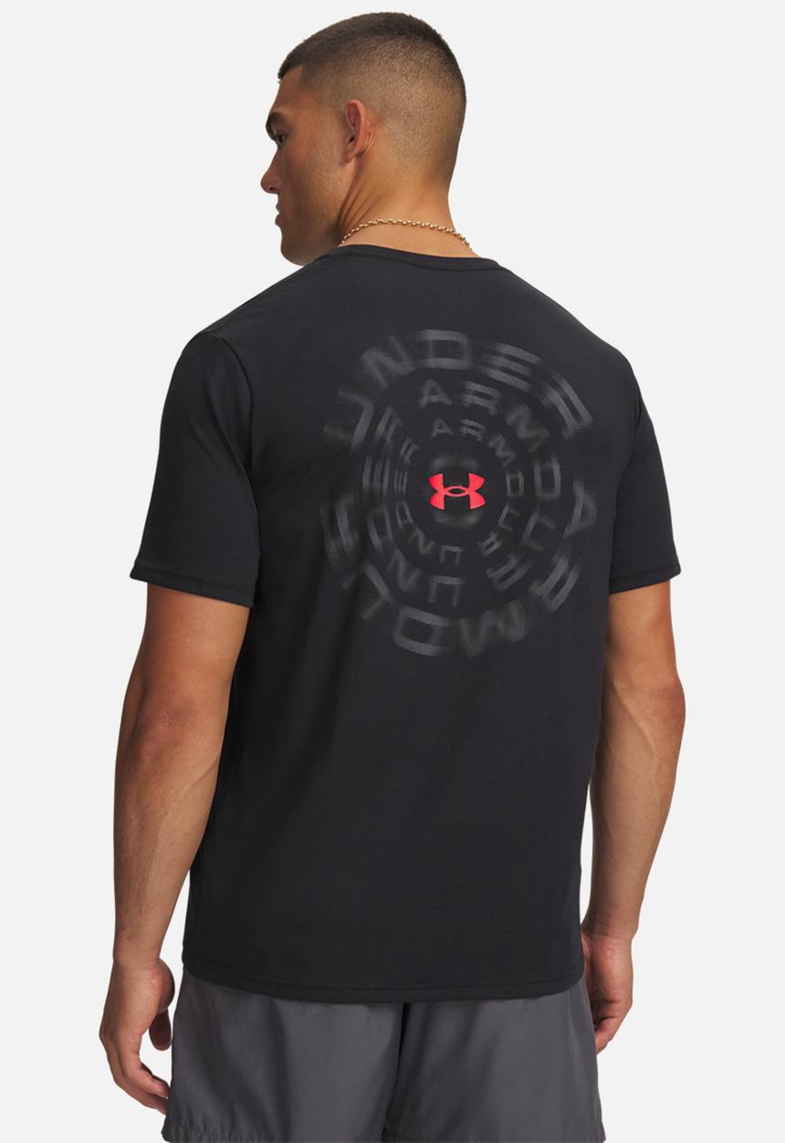 Under Armour - UABlur Wordmark  SS Tee  - Black /  / Red