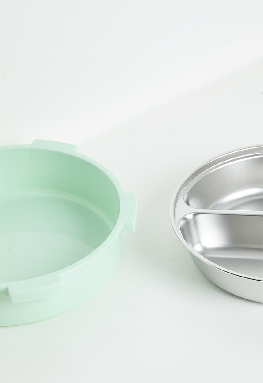 Pop Candy - Quad latch lunch box - pastel green