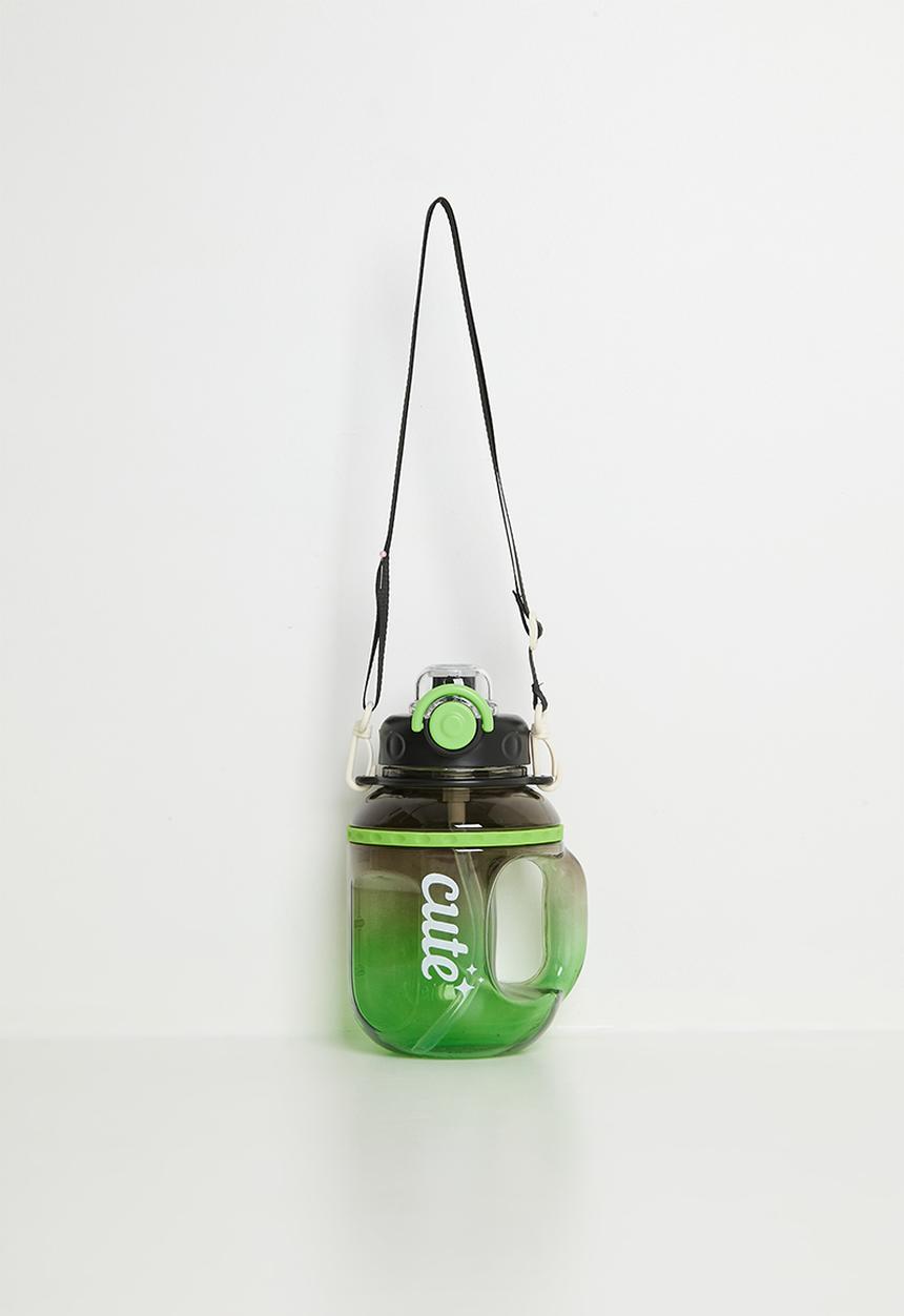 Pop Candy - Water bottle with strap - clear green