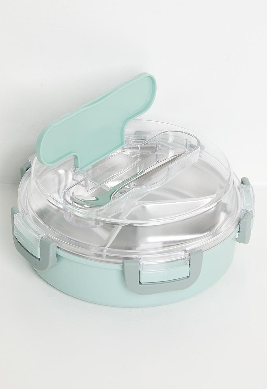 Pop Candy - Quad latch lunch box - pastel blue