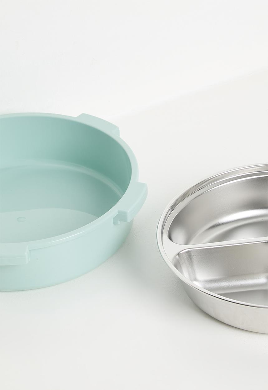 Pop Candy - Quad latch lunch box - pastel blue