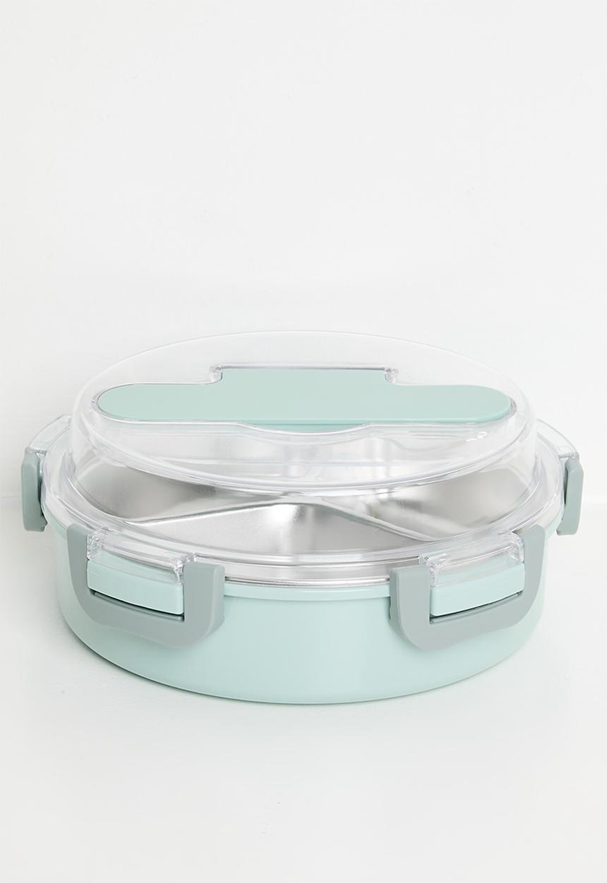 Pop Candy - Quad latch lunch box - pastel blue