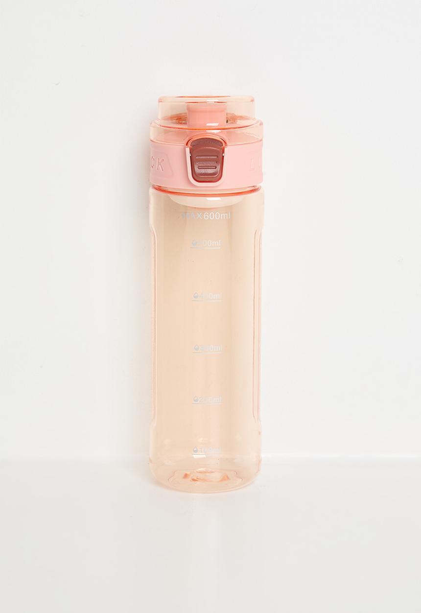 Pop Candy - Clear water bottle - pink peach