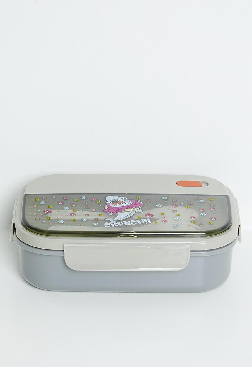 Pop Candy - Rectangular lunchbox - grey 