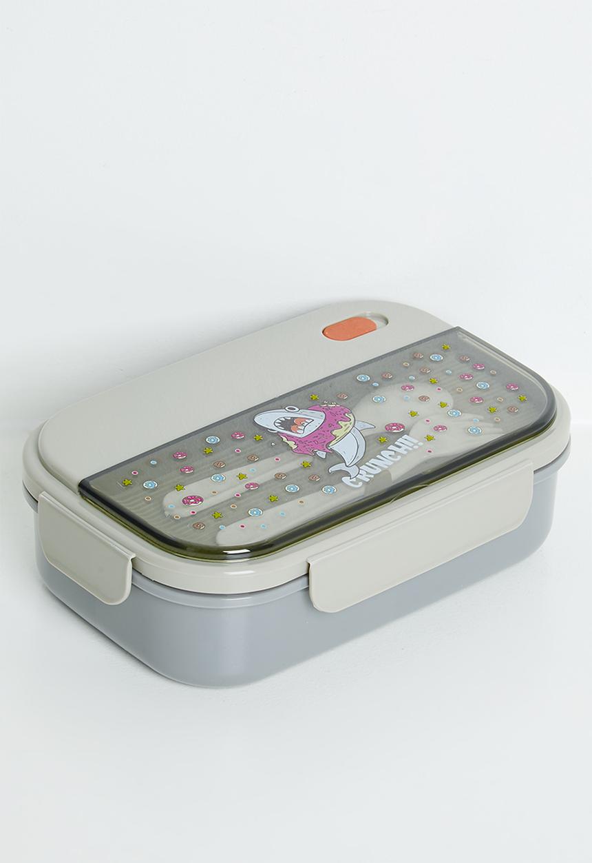Pop Candy - Rectangular lunchbox - grey 