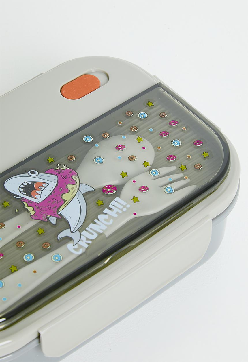 Pop Candy - Rectangular lunchbox - grey 