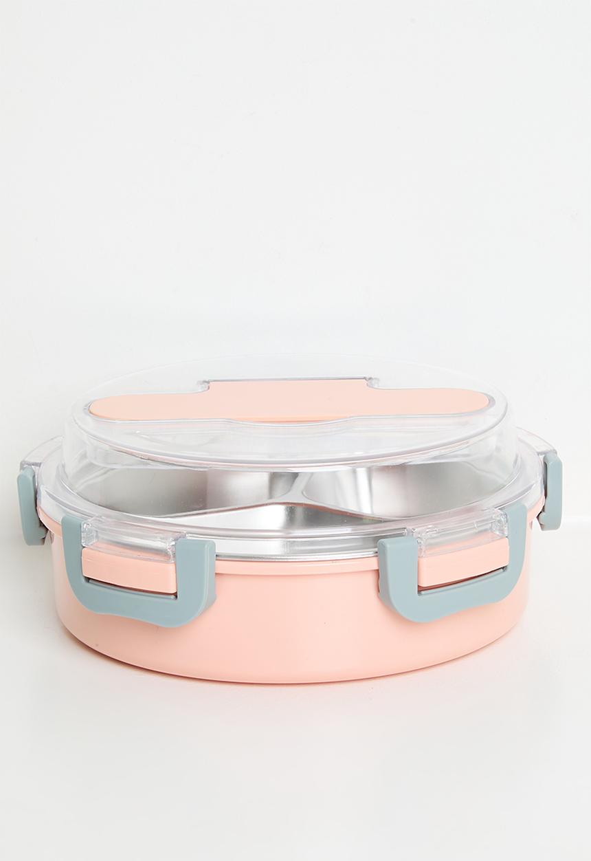 Pop Candy - Quad latch lunch box - pink peach