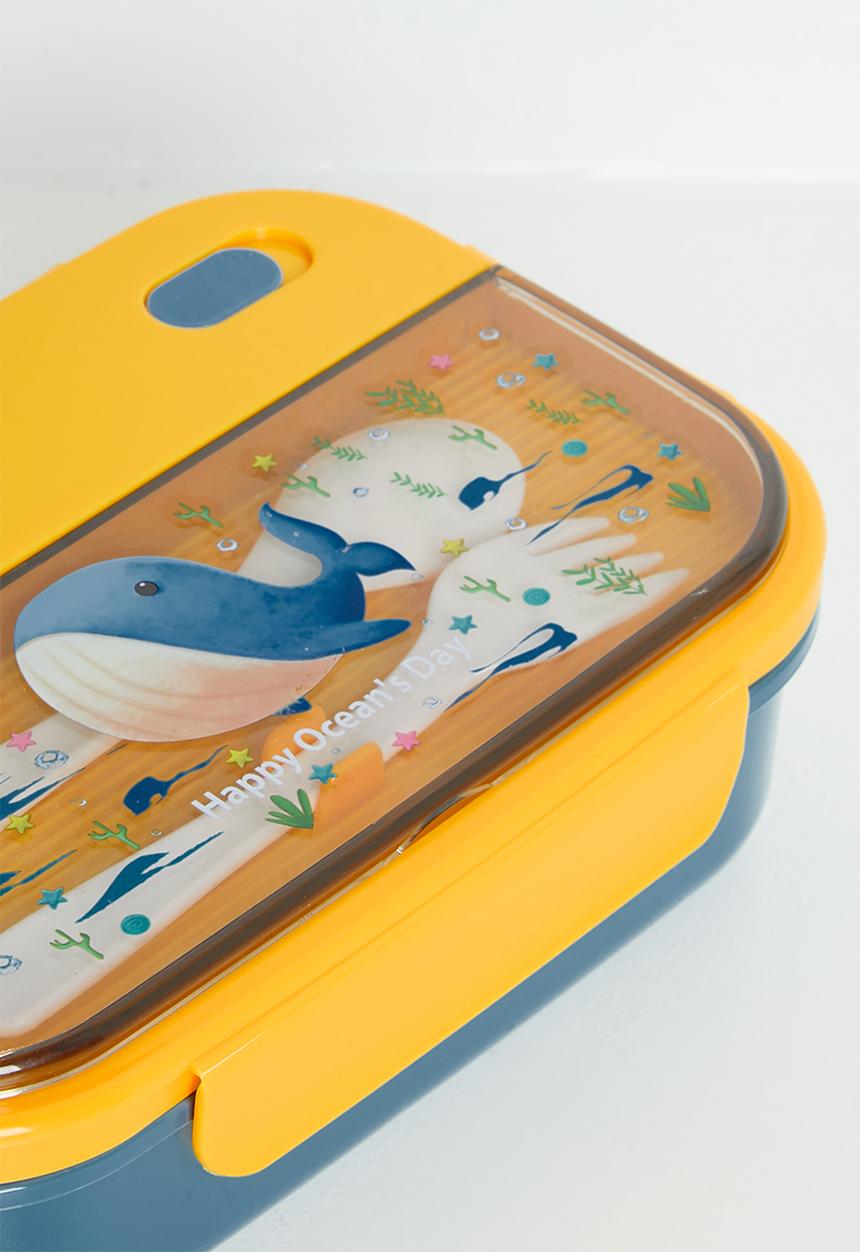 Pop Candy - Rectangular lunchbox - yellow/blue