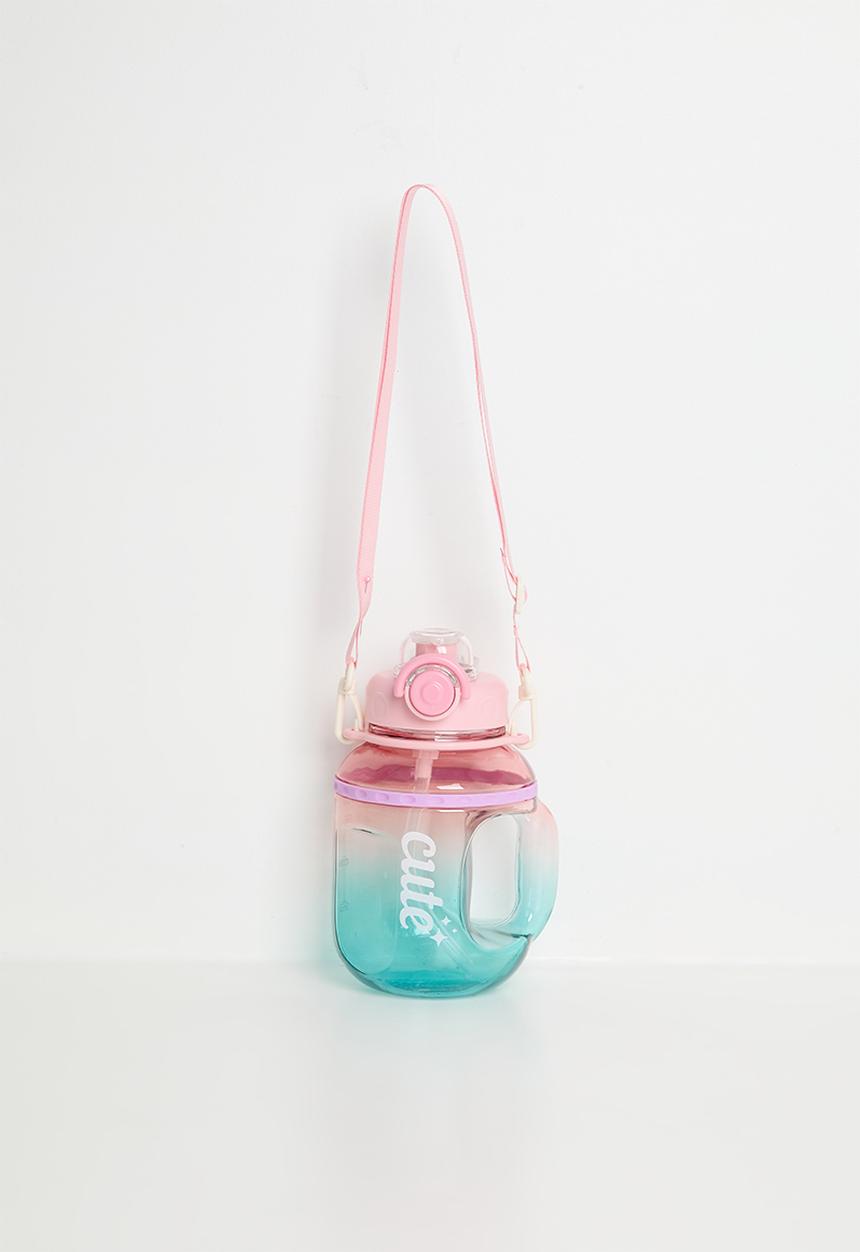 Pop Candy - Water bottle with strap - pink/blue