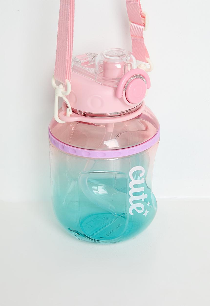 Pop Candy - Water bottle with strap - pink/blue