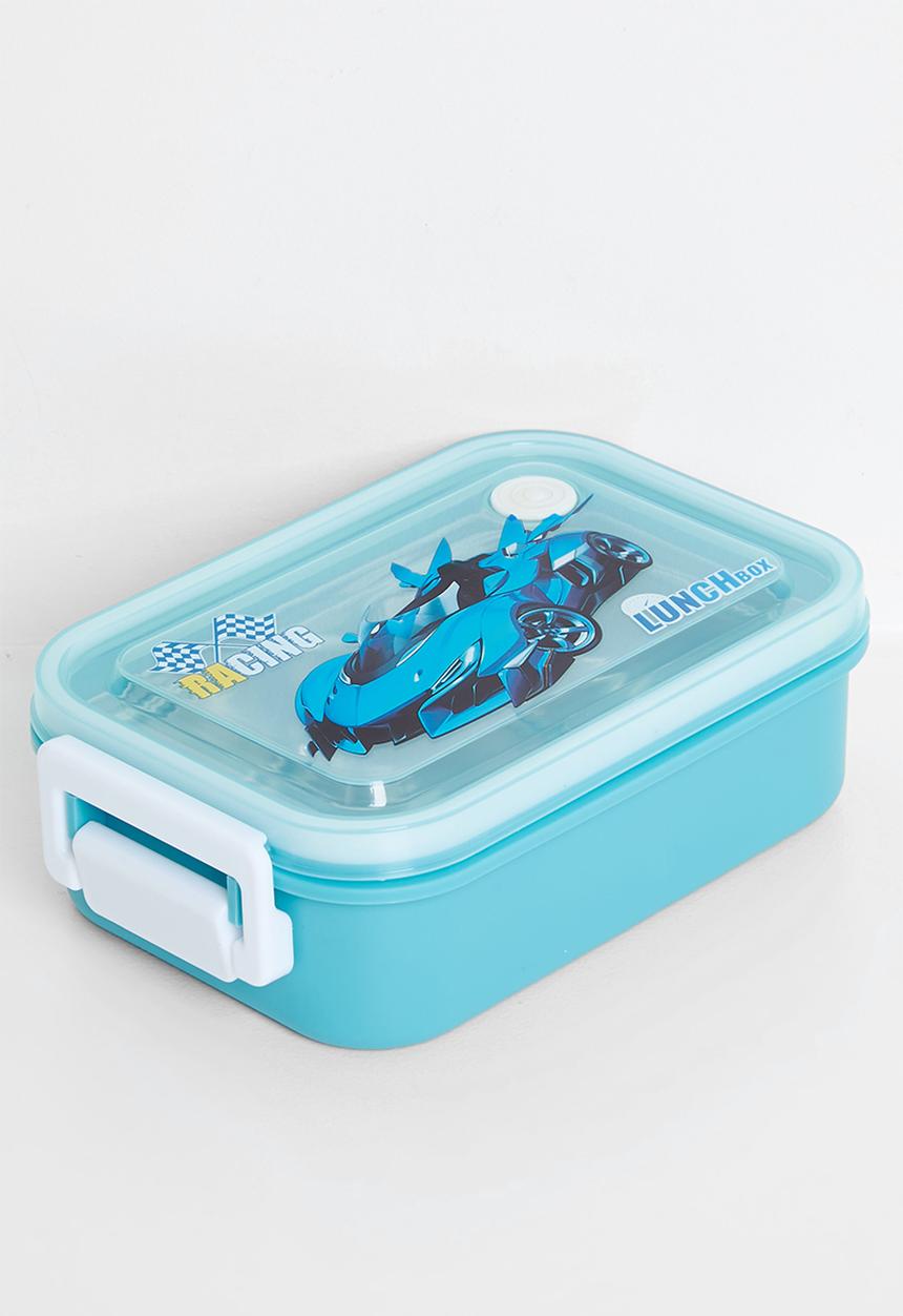 Pop Candy - Car themed lunchbox - blue