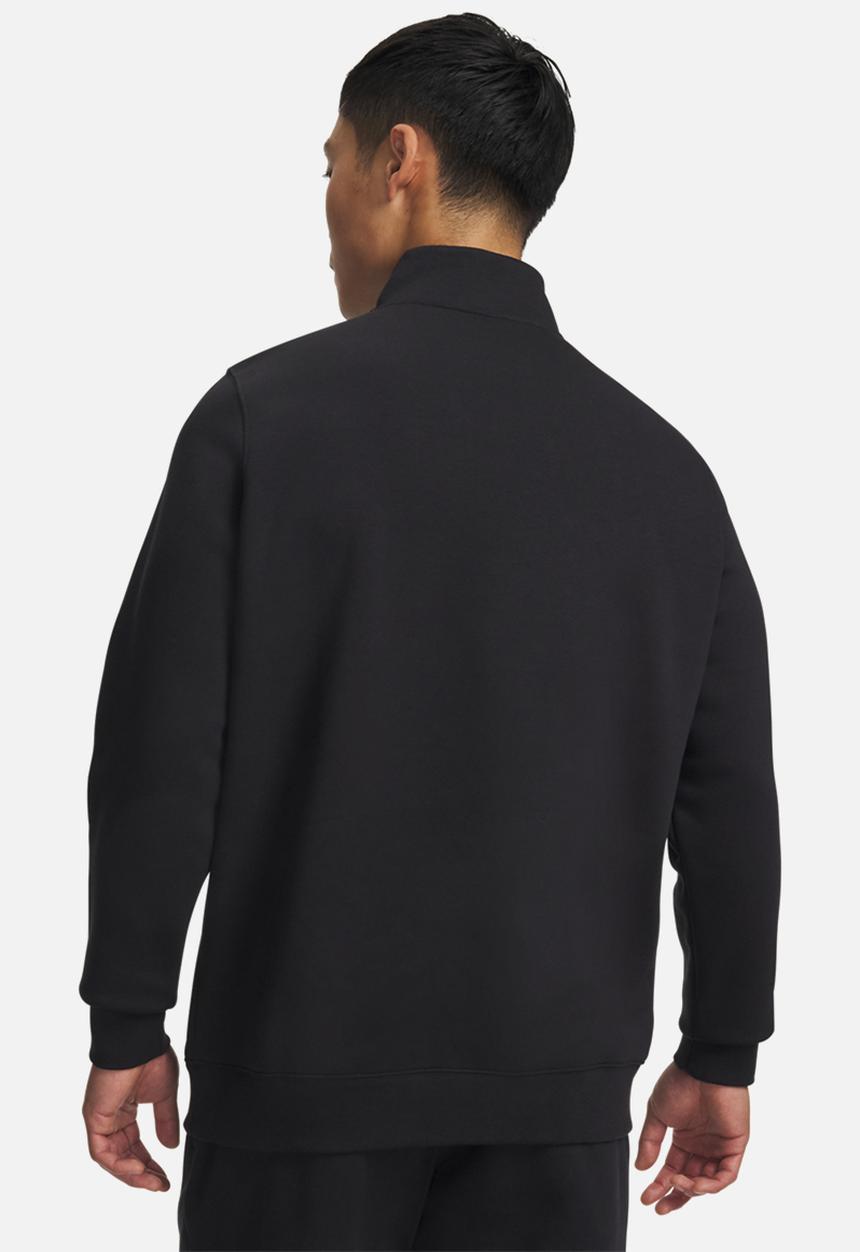 Under Armour - UA Icon Fleece 1/4 Zip - Black  / White